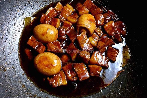鸡蛋焖红烧肉的做法图解8