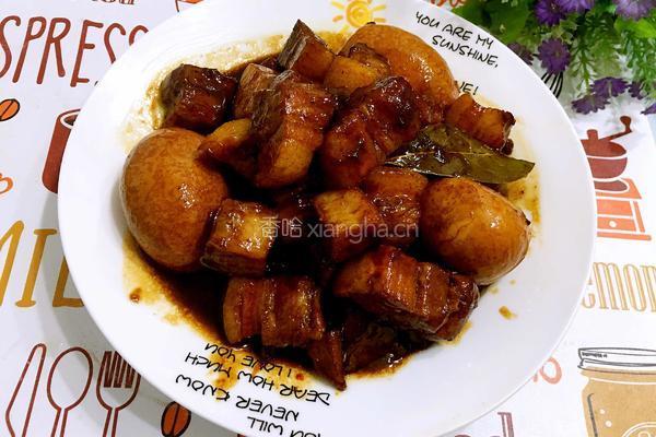 鸡蛋焖红烧肉的做法图解9