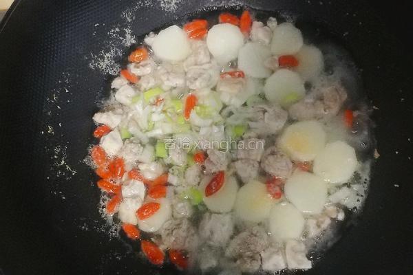 枸杞山药羊脑汤的做法图解9