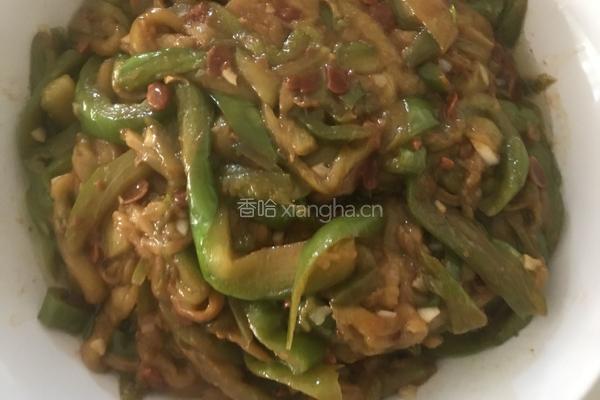 蒜香酱茄条