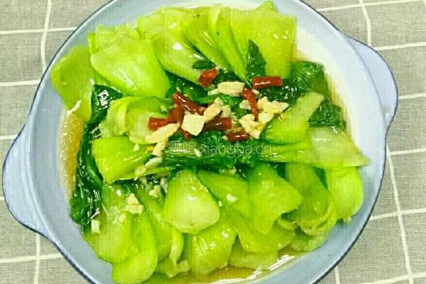 炒青菜的做法图解7