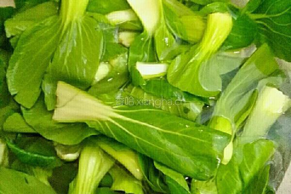 炒青菜的做法图解2