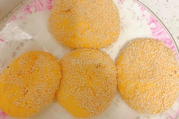 芝麻南瓜饼的做法图解10