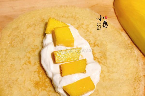 芒果班戟的做法图解15