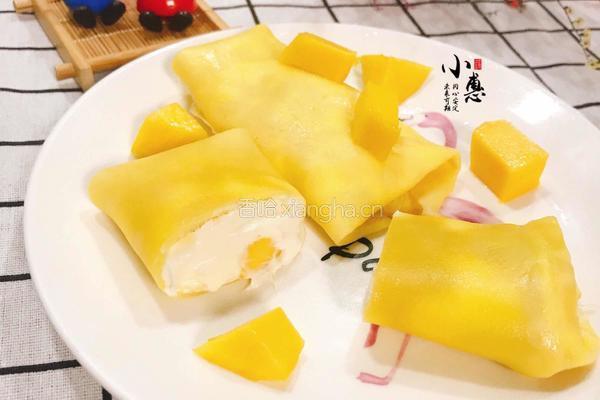 芒果班戟的做法图解18