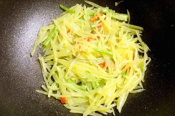 醋溜土豆丝的做法图解7