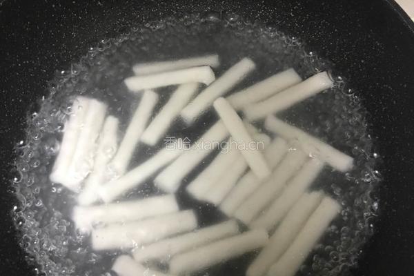 炒年糕的做法图解2
