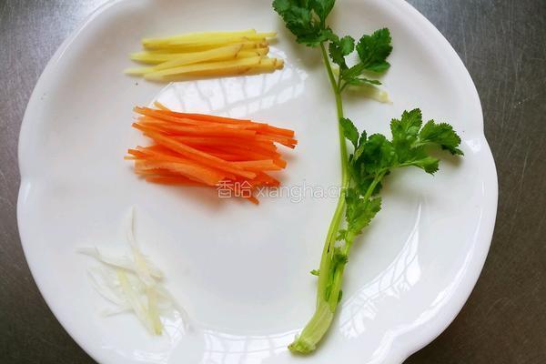 五彩干丝的做法图解4