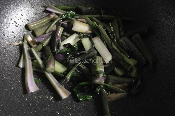 清炒红菜苔的做法图解6