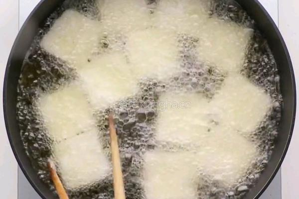 香甜浇汁豆腐的做法图解4