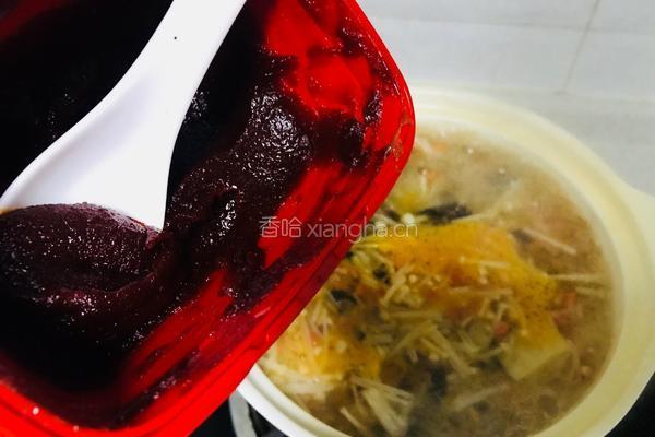 西红柿金针菇汤的做法图解6