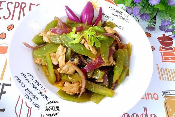 莴笋炒肉的做法图解7