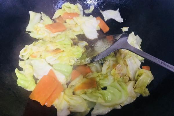 蚝油包菜的做法图解7