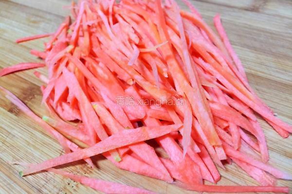 炝菜的做法图解1
