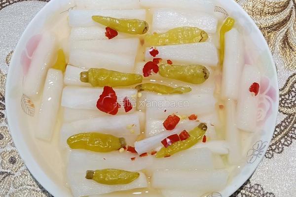 酸辣白萝卜条的做法图解7