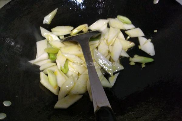 醋炒怀山药的做法图解4