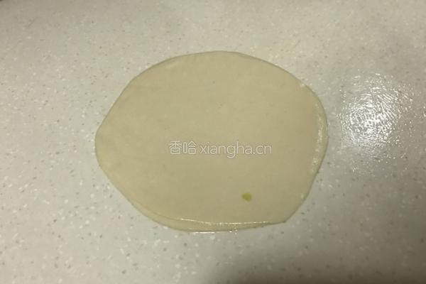 饺子皮馅饼的做法图解3
