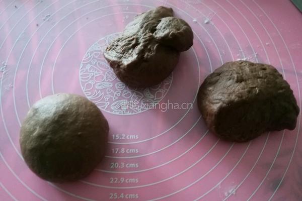 可可麻薯蜜豆软欧的做法图解4