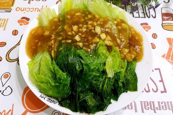 蚝油生菜的做法图解8