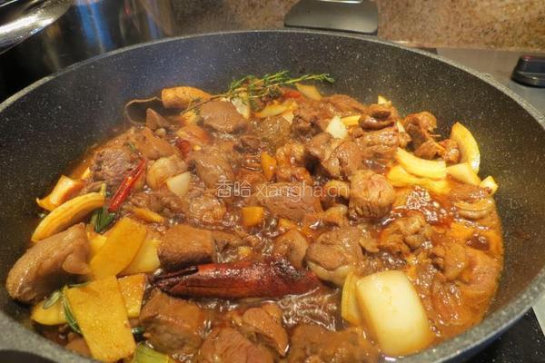 瑜膳房独家秘制红烧鹿肉的做法图解6