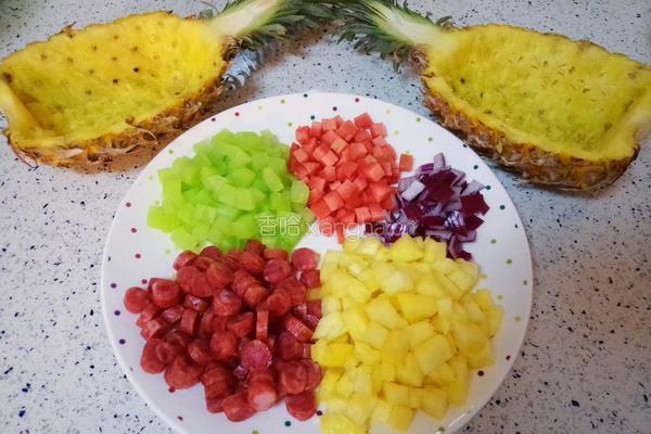 菠萝饭的做法图解3