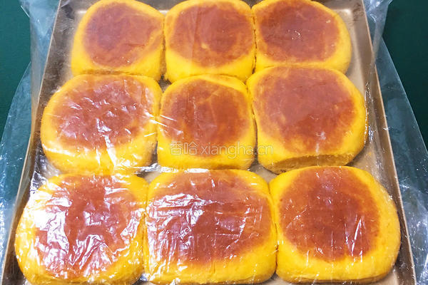 南瓜喜饼+芝麻核桃味的做法图解19