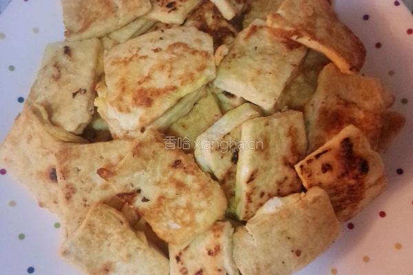 香煎豆腐的做法图解3