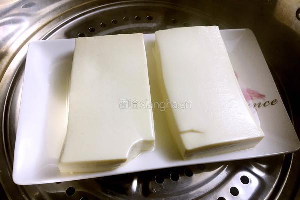 金鱼皮蛋豆腐的做法图解4
