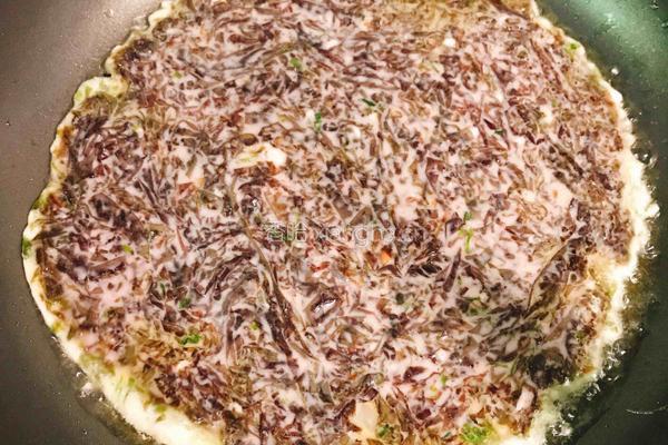 紫菜鸡蛋饼的做法图解6