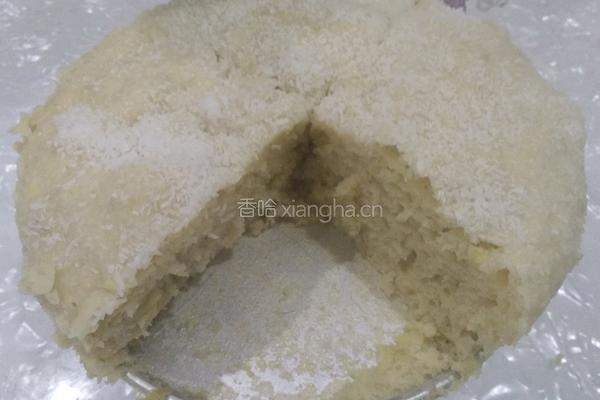 牛奶香蕉鸡蛋发糕的做法图解10