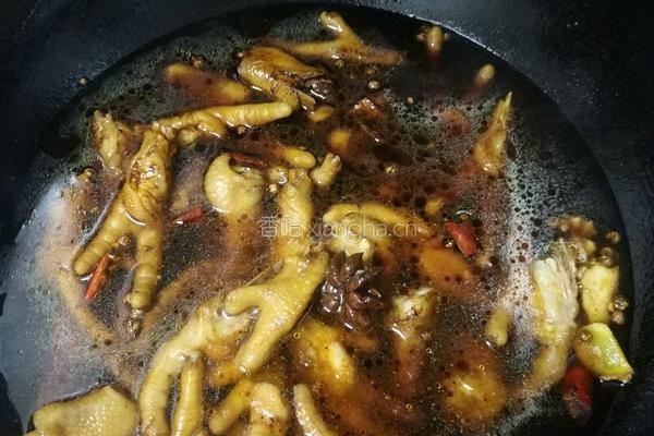 红烧鸡脚的做法图解7