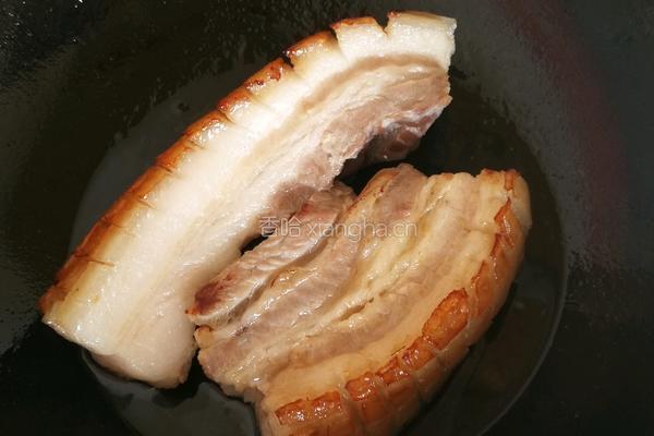 红烧肉开花过油肉的做法图解5
