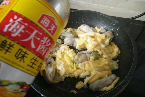 海蛎子炒鸡蛋的做法图解10