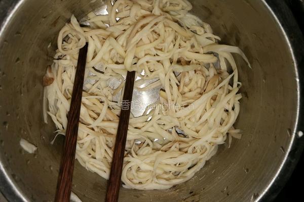 凉拌杏鲍菇的做法图解4
