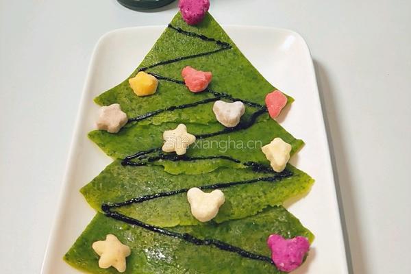 圣诞树蛋饼的做法图解7
