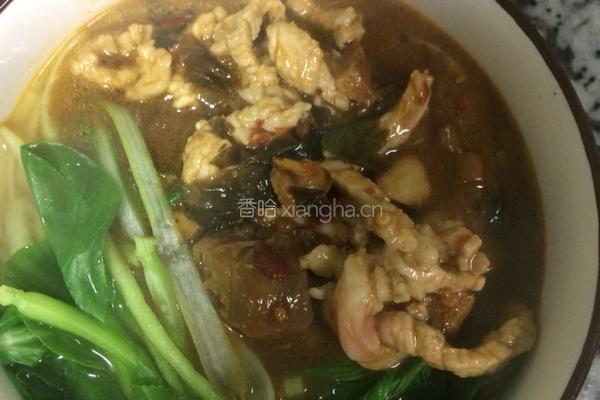 酸菜肉丝面