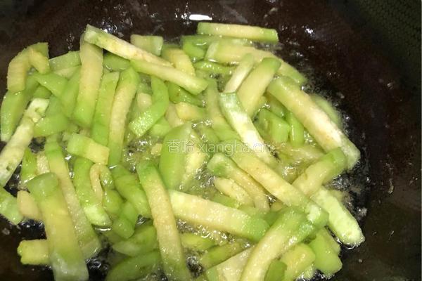 肉沫茄条的做法图解6
