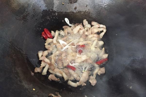 香芹炒肉的做法图解7