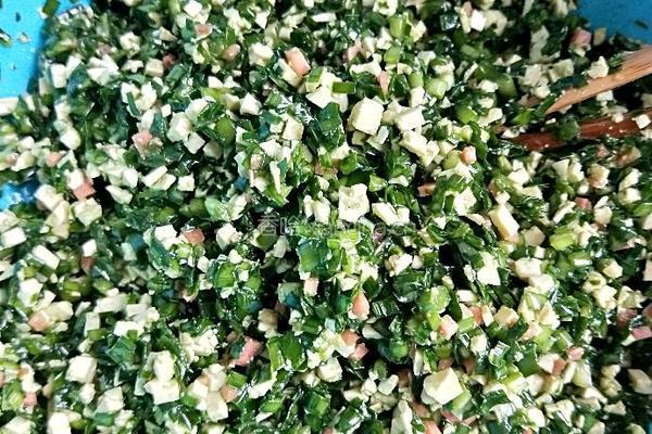 韭菜豆腐馅儿饼的做法图解6