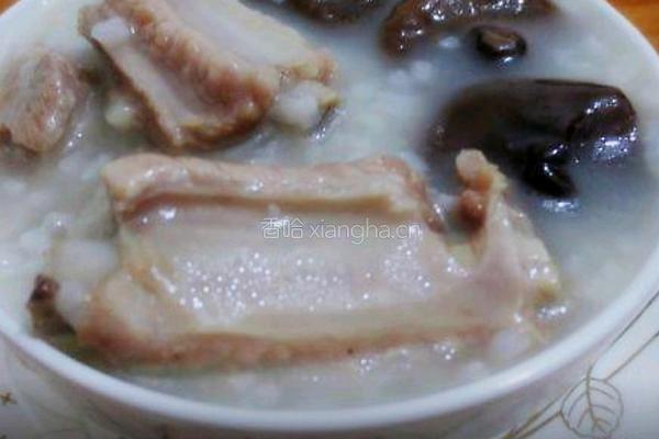 香菇排骨粥