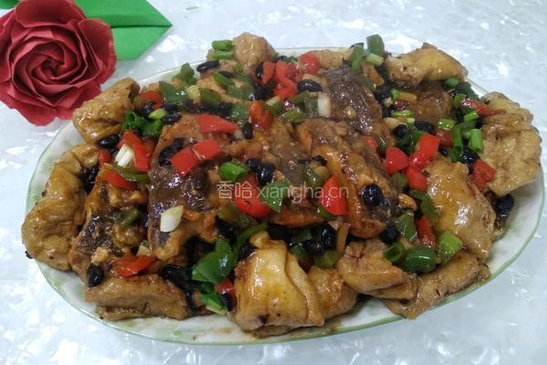 豆豉酱汁红烧草鱼块的做法图解12
