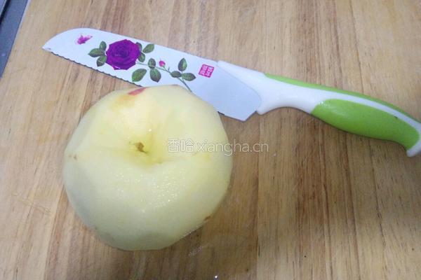 苹果牛奶的做法图解1