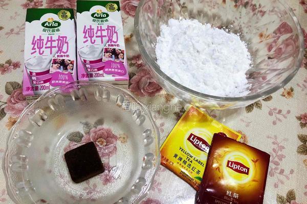 珍珠奶茶（珍珠自制）的做法图解1