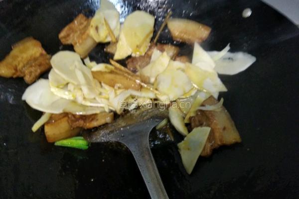 冬笋酸菜炒五花肉的做法图解7