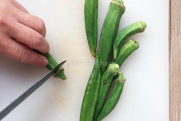 油醋汁拌秋葵的做法图解10