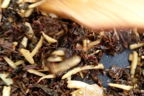 冬笋烧梅干菜的做法图解12