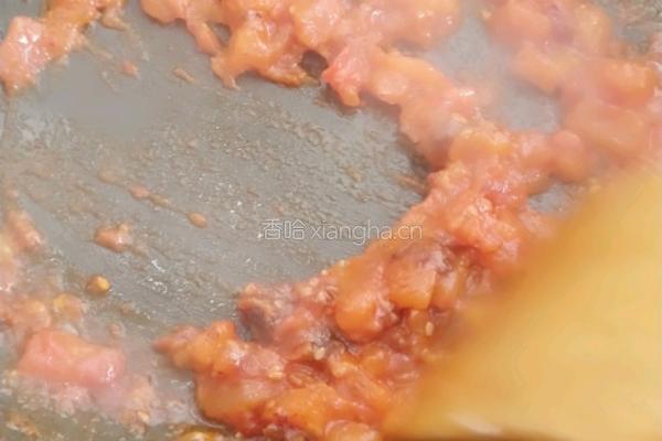 茄汁焖油豆腐的做法图解6