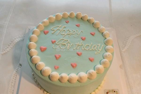 小清新生日蛋糕的做法图解10