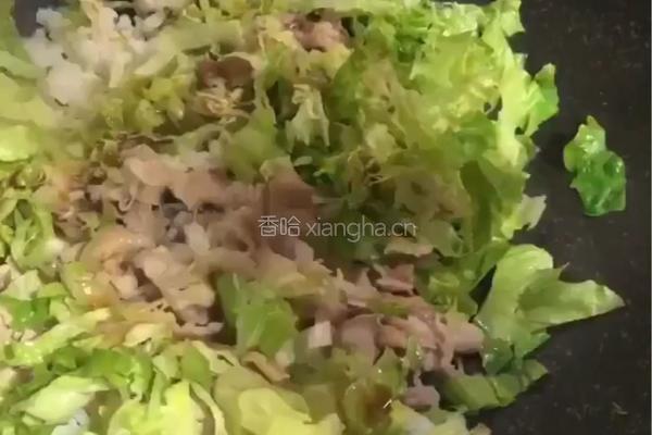 肥牛炒饭的做法图解3