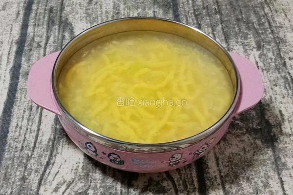 南瓜鸡肉面线 (宝宝辅食）的做法图解12